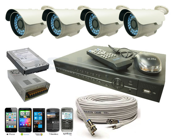 4 Kameralı Güvenlik Sistemi